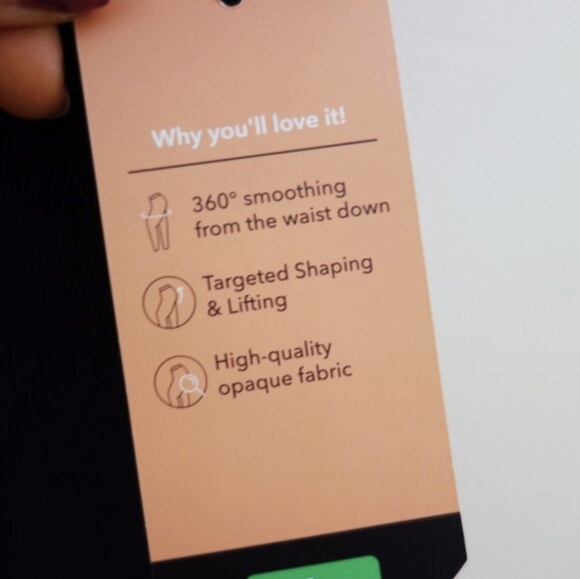 Shapermint Essentials high waisted Shaping Leggings in Black (L/ 8-12) NWT! - Picture 13 of 16